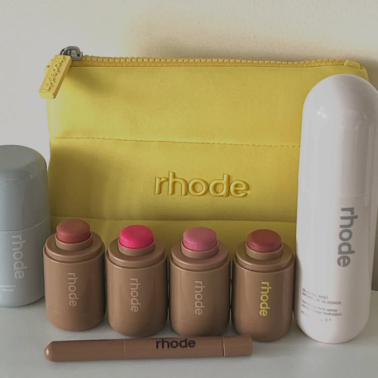 Luxury Skincare And Makeup Brands - แบรนด์หรูพ็อกเก็ตบลัชครีม รูจ พาวเดอร์ บลัชเชอร์เครื่องสำอางขั้นสูงกระเป๋าบับเบิ้ลหมอนซิปกระเป๋าลิปกลอสแต่งหน้าเดินทาง